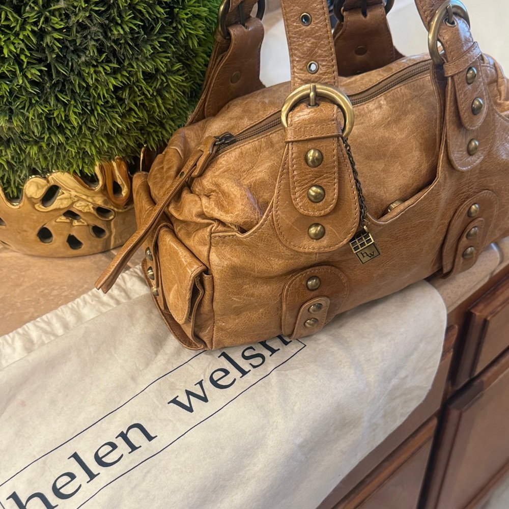 Helen Welsh Brown Leather Satchel